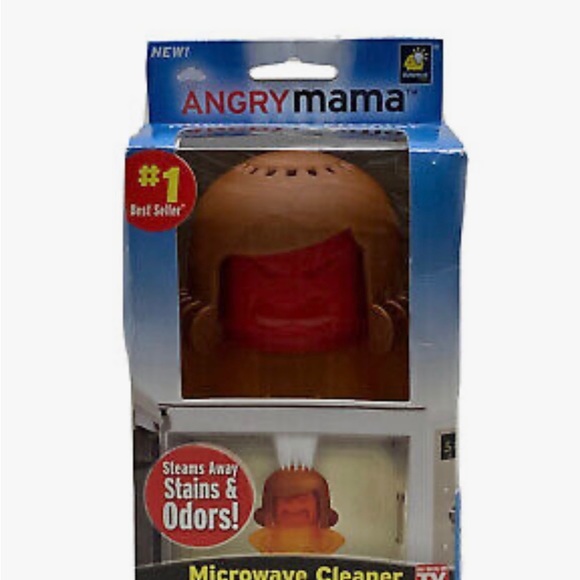 Bulbhead Angry Mama Microwave Oven Cleaner Red Face Mama - Picture 2 of 4